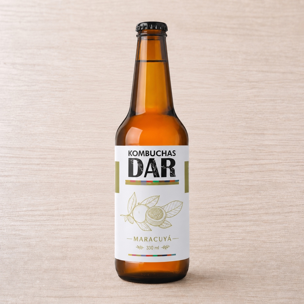 Kombucha de maracuyá