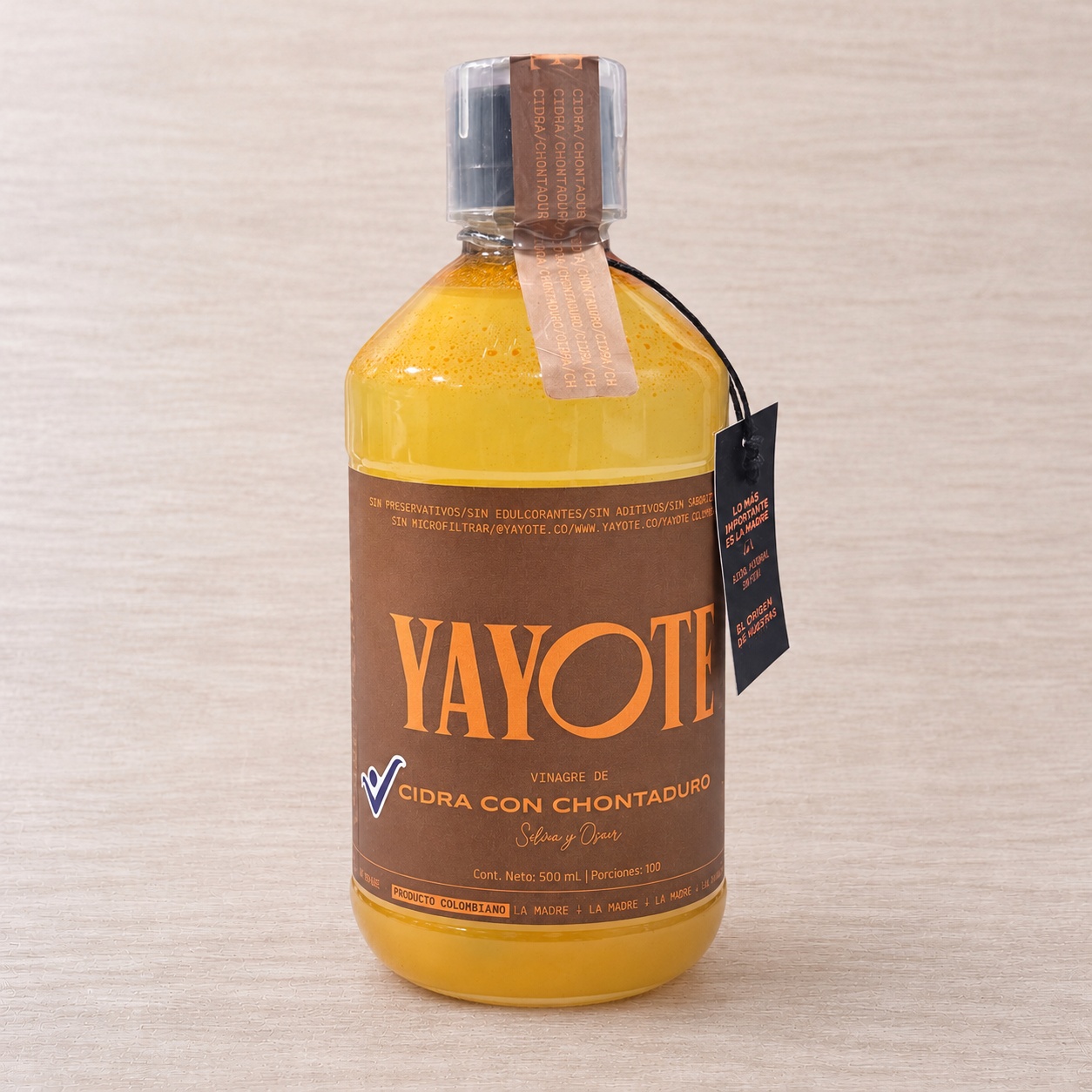 Vinagre de cidra con chontaduro Yayote * 500 ml
