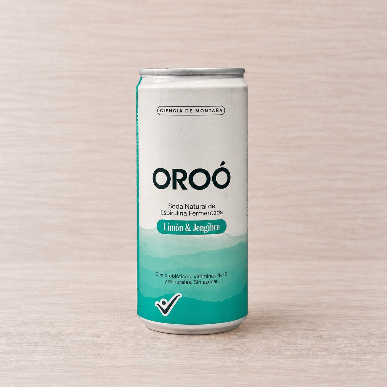 Soda de espirulina fermentada Oroó – Limón y jengibre