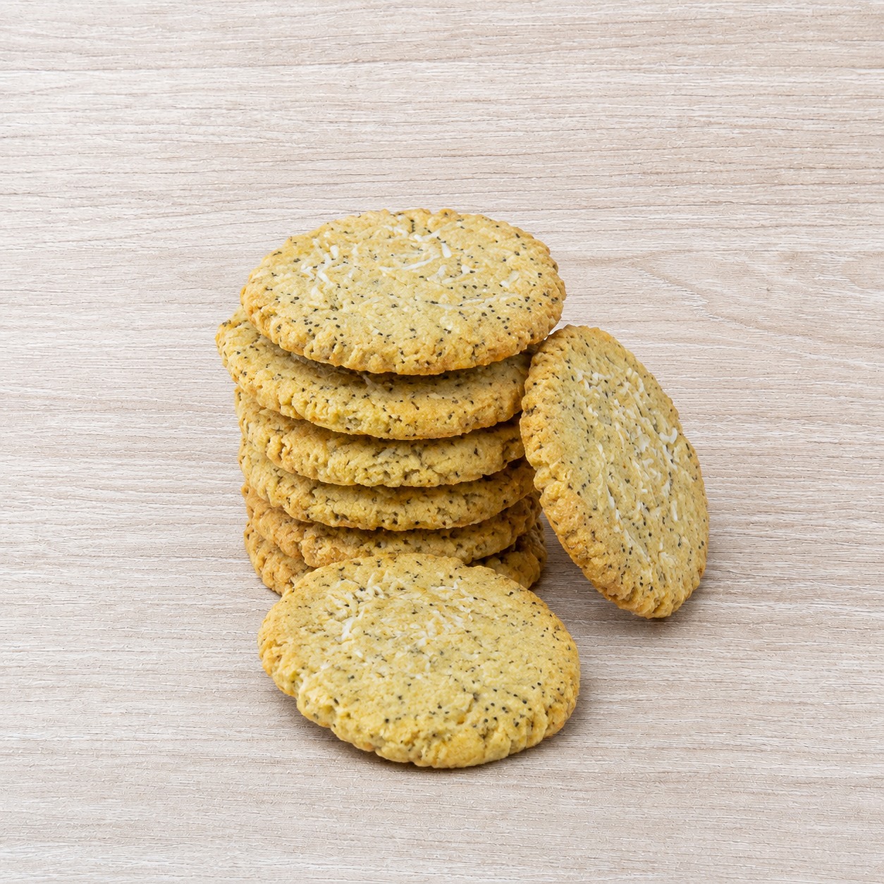 Galletas de sagú, naranja y coco  * 5 und