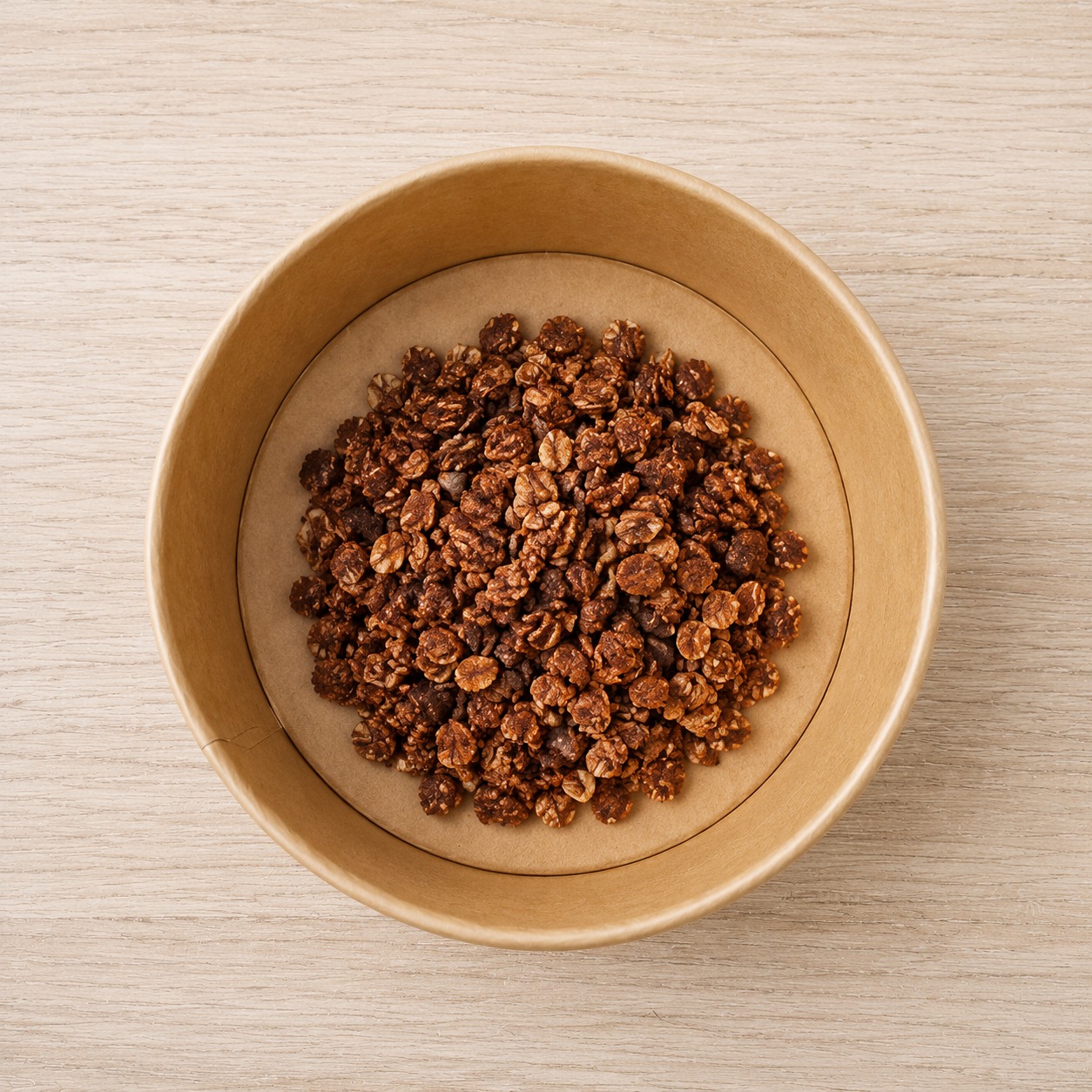 Porción de granola cocoa fudge – Paranice