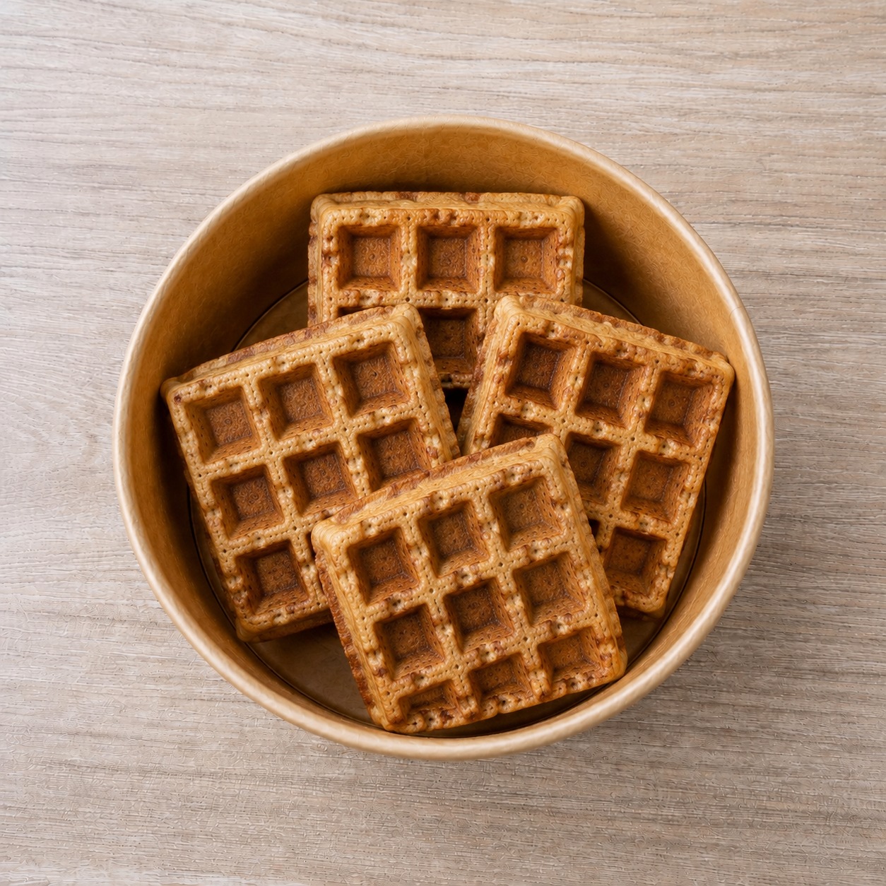 Wafle de avena y banano